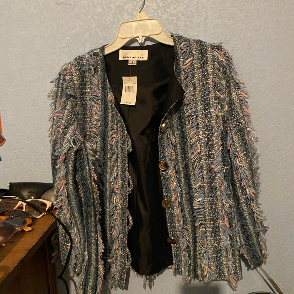 Caroline rose multicolored jacket